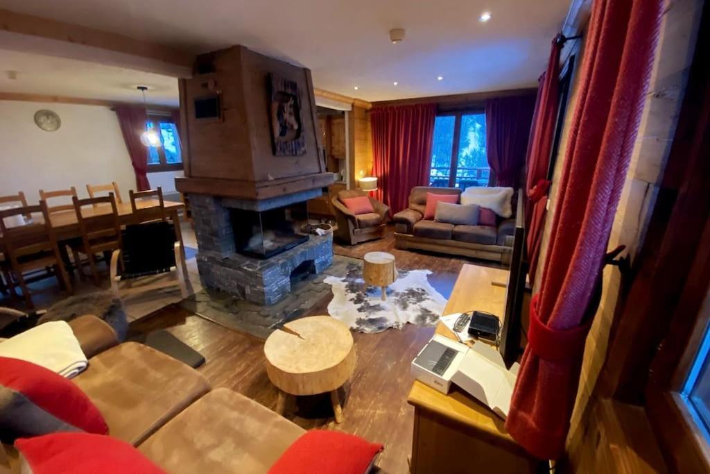 Chalet 6 Chambres A 3 Min Des Pistes Des 3 Vallees St Martin De Belleville Saint-Martin-de-Belleville Extérieur photo